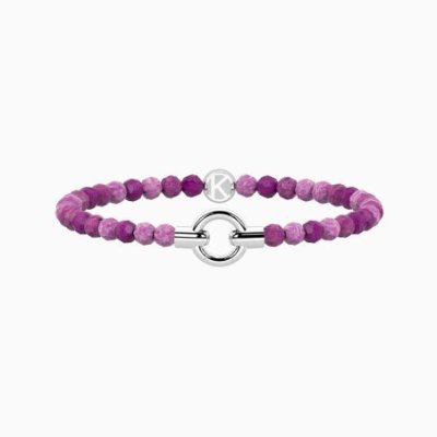 Kidult - Bracciale Elastico - Agata Fucsia - Donna