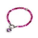 Kidult - Bracciale Elastico - Agata Fucsia - Donna