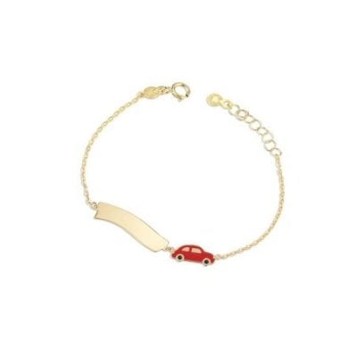Le Bebe' - Bracciale Toys - Oro Giallo - Macchinina