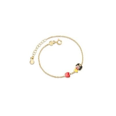 Le Bebe' - Bracciale Fiabe - Oro Giallo - Biancaneve