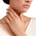 Anello Sigillo Oro Giallo & Diamante Bianco - Dodo