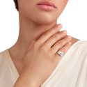 Dodo - Anello Sigillo - Argento - Diamante
