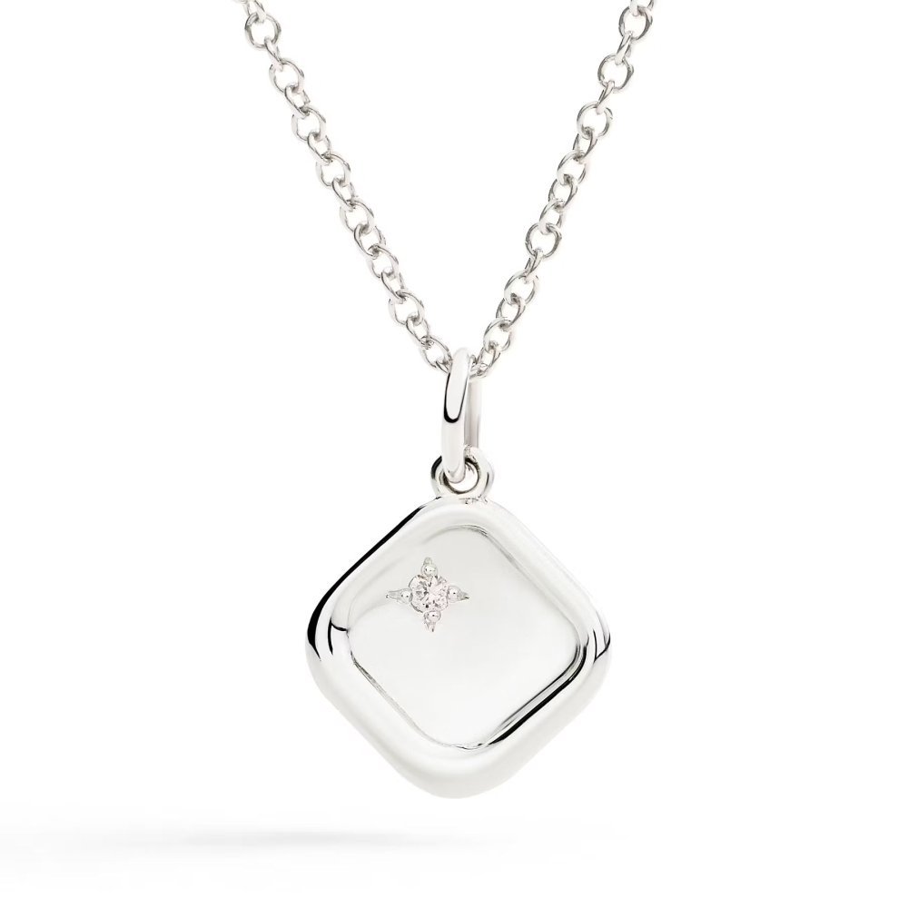 Dodo - Ciondolo Sigillo - Argento - Diamante