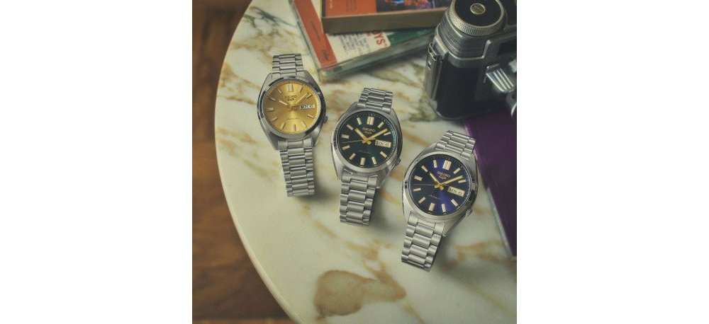Seiko - Orologio 5 Sports - Automatico - Giallo