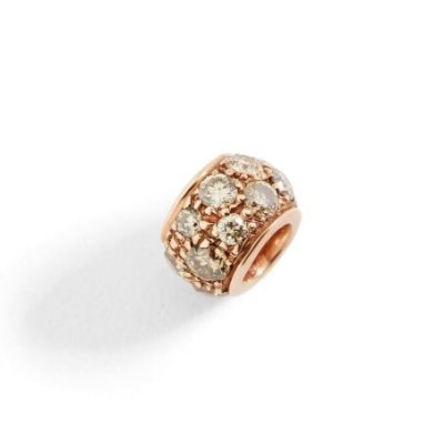 Dodo - Componente Rondelle - Oro Rosa - Diamanti