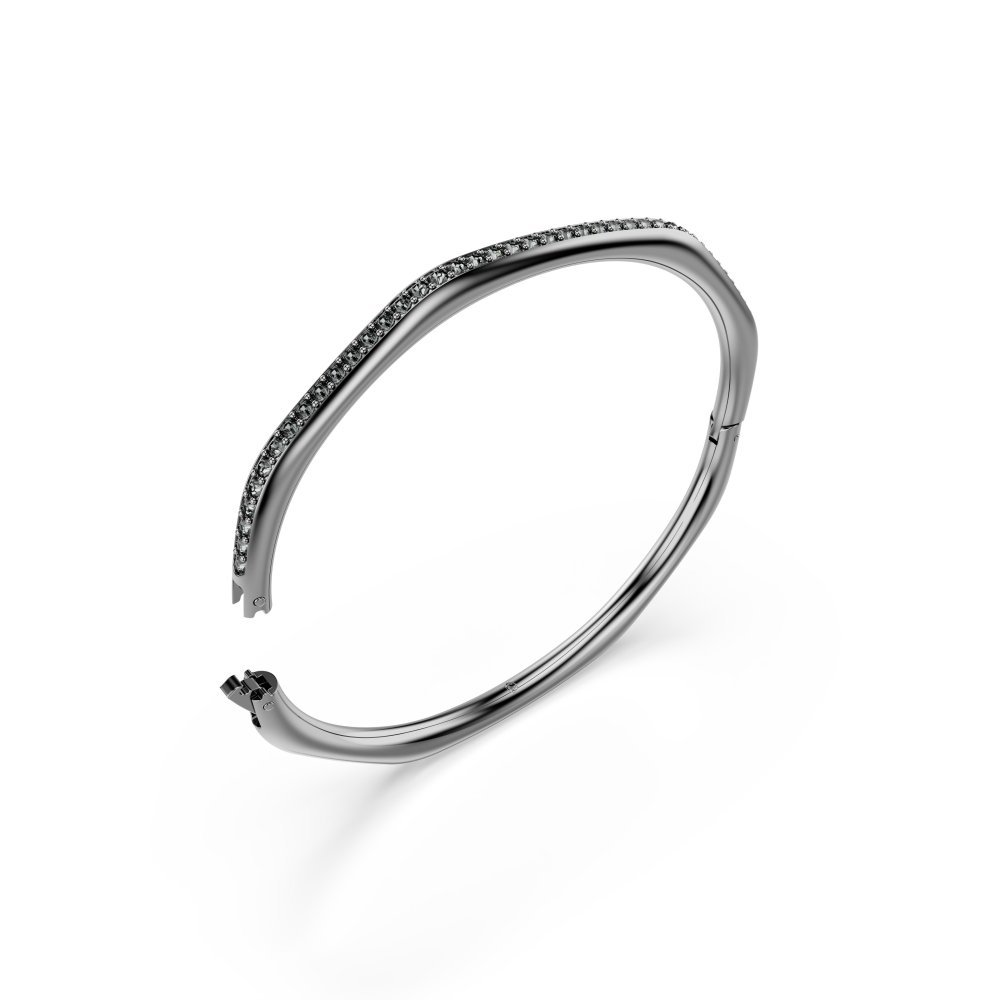 Swarovski - Bracciale Dextera - Cristalli - Rutenio