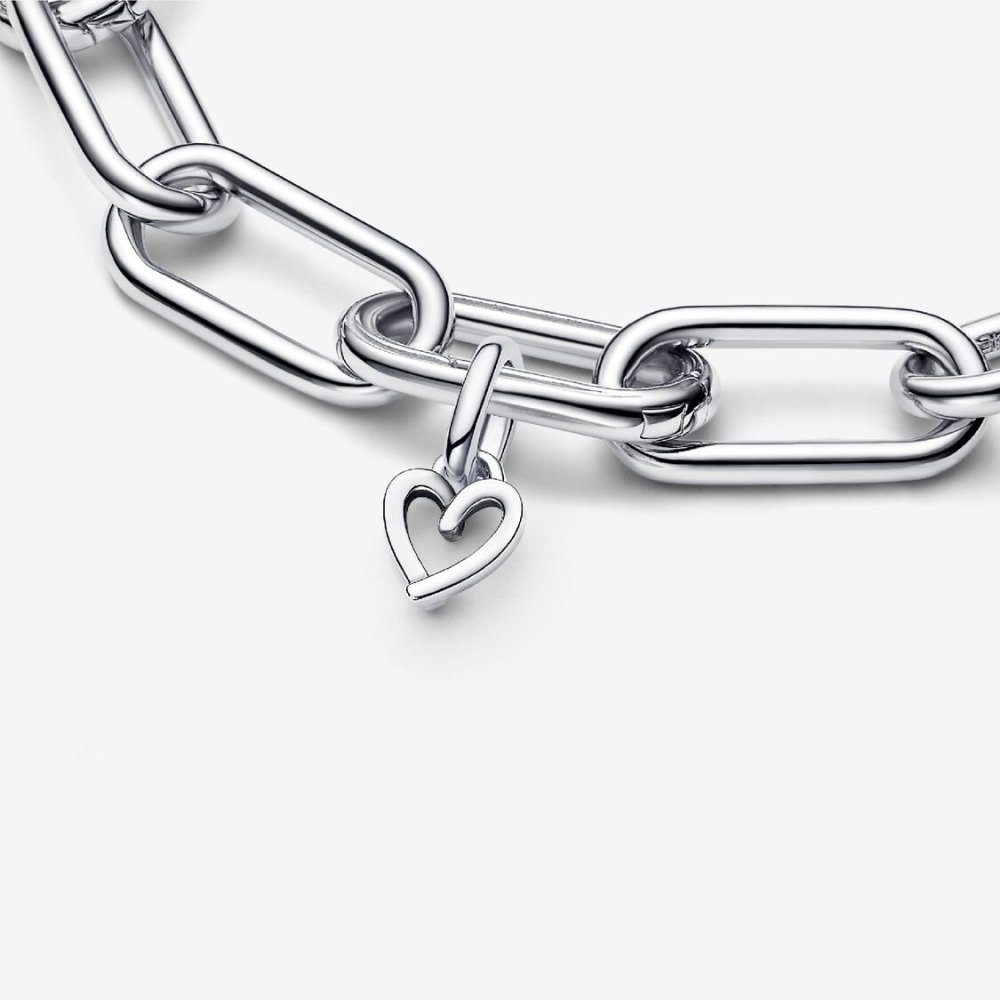 Charm Mini Pendente Freehand Heart Pandora ME Argento Sterling 925