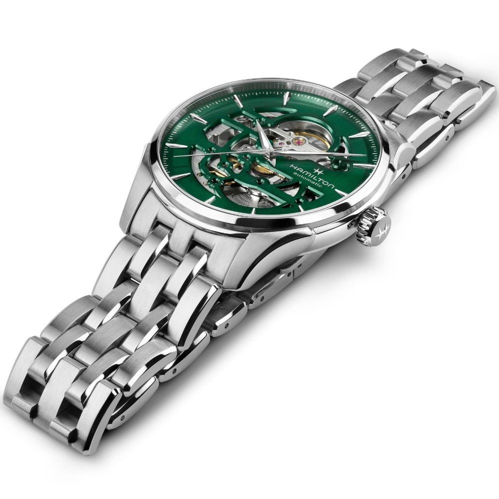 Hamilton - Jazzmaster Skeleton - Verde - 40 Mm