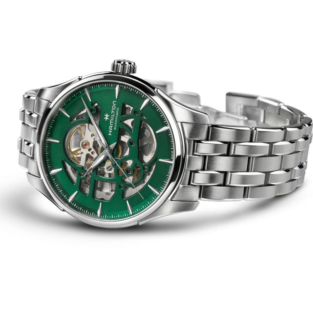 Hamilton - Jazzmaster Skeleton - Verde - 40 Mm