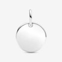 Charm Pendente Medaglia con diamante creato in laboratorio da incidere