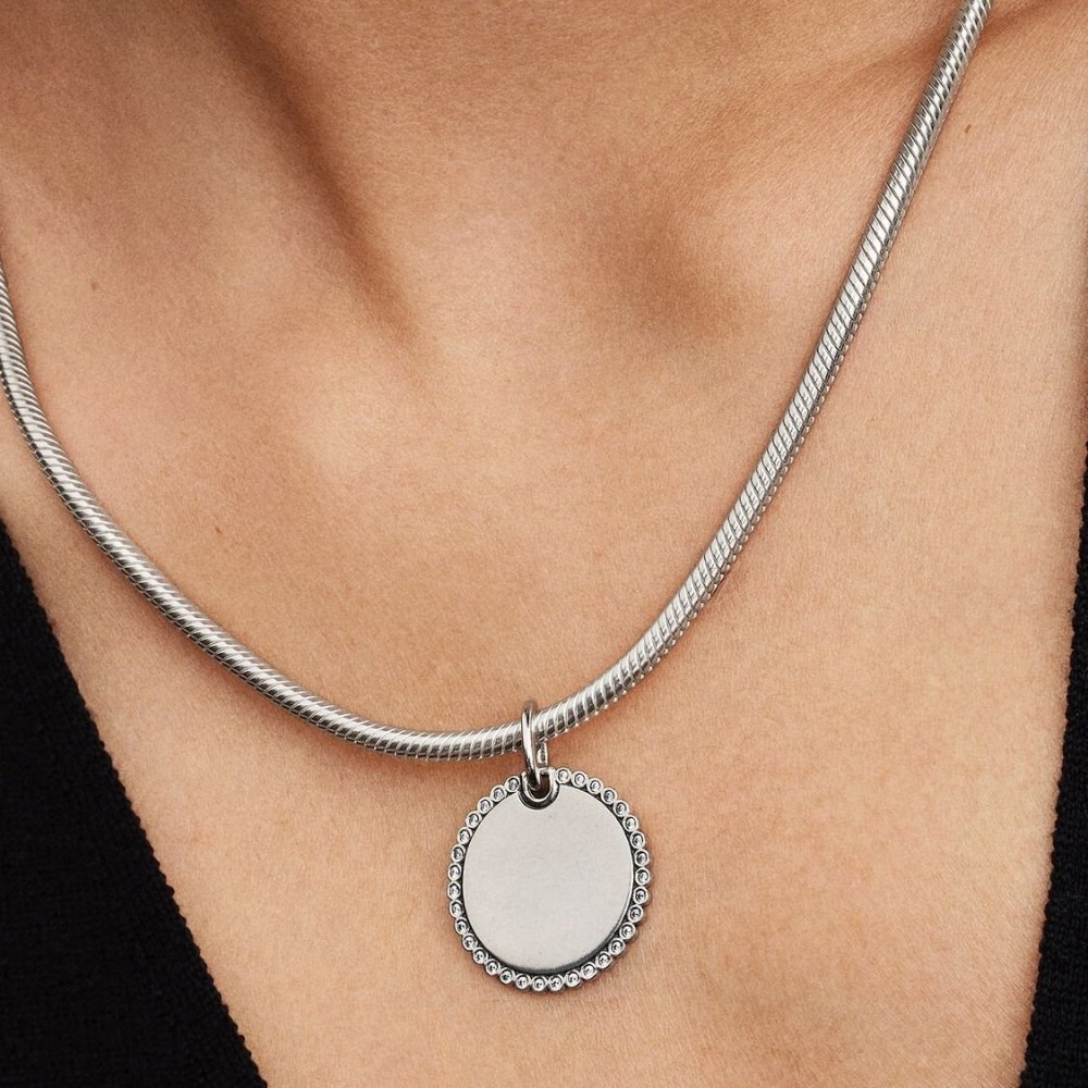 Charm Pendente Medaglia Luminosa da incidere