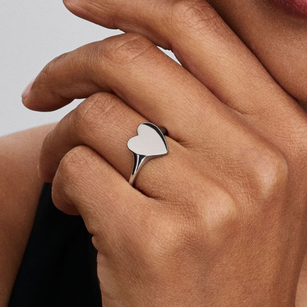 Anello Cuore da incidere