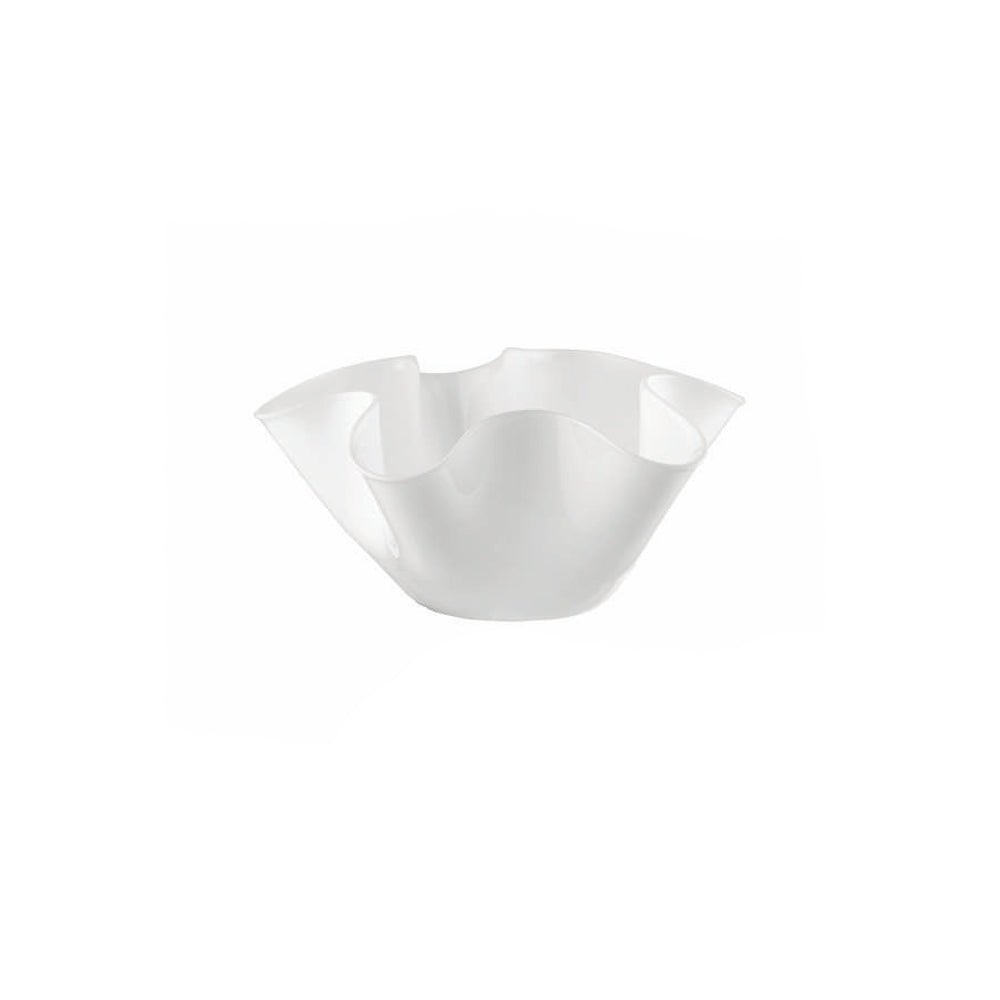 Onlylux - Vaso Cristallo Wave - Bianco - Cm 35