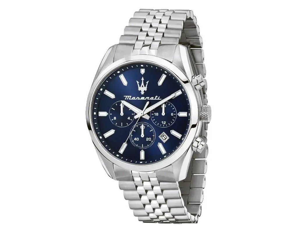 Maserati - Orologio Uomo - Acciaio Lucido - Quarzo