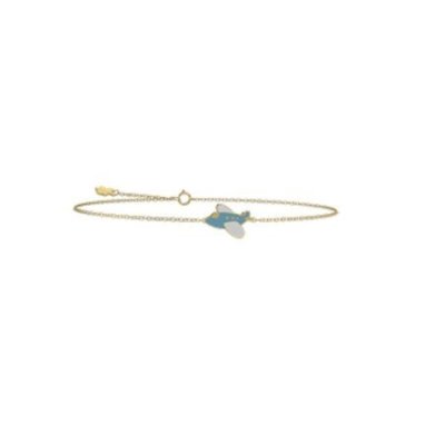 Nanan - Bracciale Bambino - Oro 9 Kt - Aereoplano