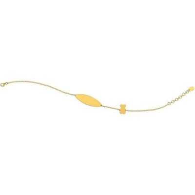 Nanan - Bracciale Bambino Oro 9 Kt - Personalizzabile