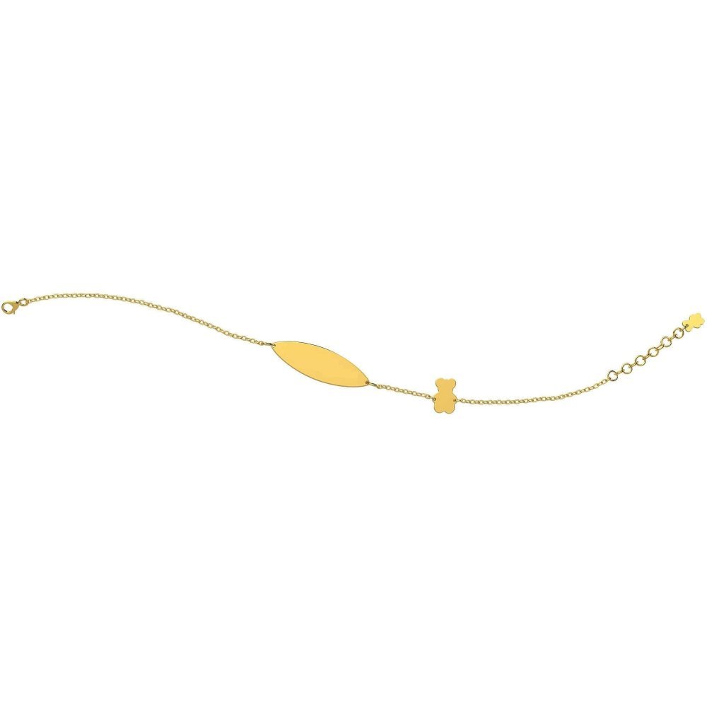 Nanan - Bracciale Bambino Oro 9 Kt - Personalizzabile