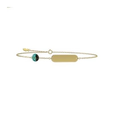 Nanan - Bracciale Bambina - Oro 9 Kt - Personalizzabile
