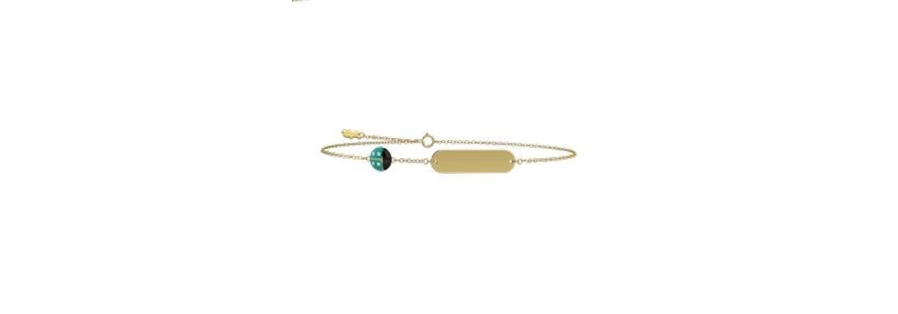 Nanan - Bracciale Bambina - Oro 9 Kt - Personalizzabile