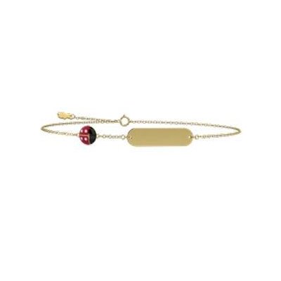 Nanan - Bracciale Bambina - Oro 9 Kt - Coccinella