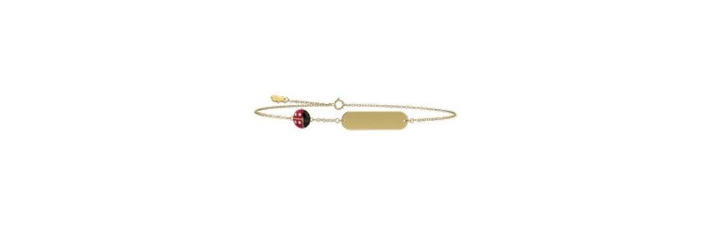 Nanan - Bracciale Bambina - Oro 9 Kt - Coccinella