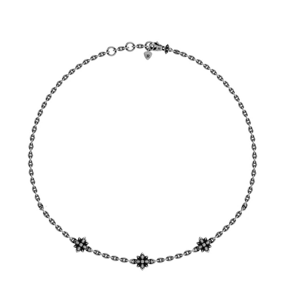 John Richmond - Bracciale Giglio - Bronzo Argentato