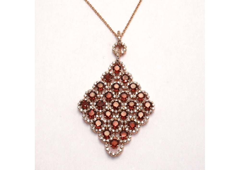 Damiani - Collierino Juliette - Oro Rosa - Diamante