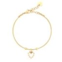 4Us Cesare Paciotti - Bracciale Semirigido - Acciaio Dorato 4Us Cesare Paciotti - Bracciale Semirigido - Acciaio Dorato