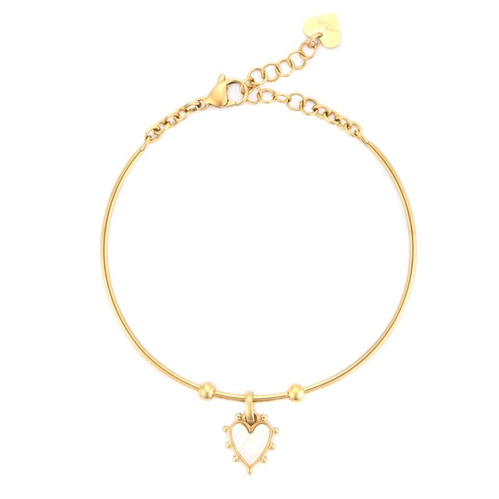 4Us Cesare Paciotti - Bracciale Semirigido - Acciaio Dorato 4Us Cesare Paciotti - Bracciale Semirigido - Acciaio Dorato