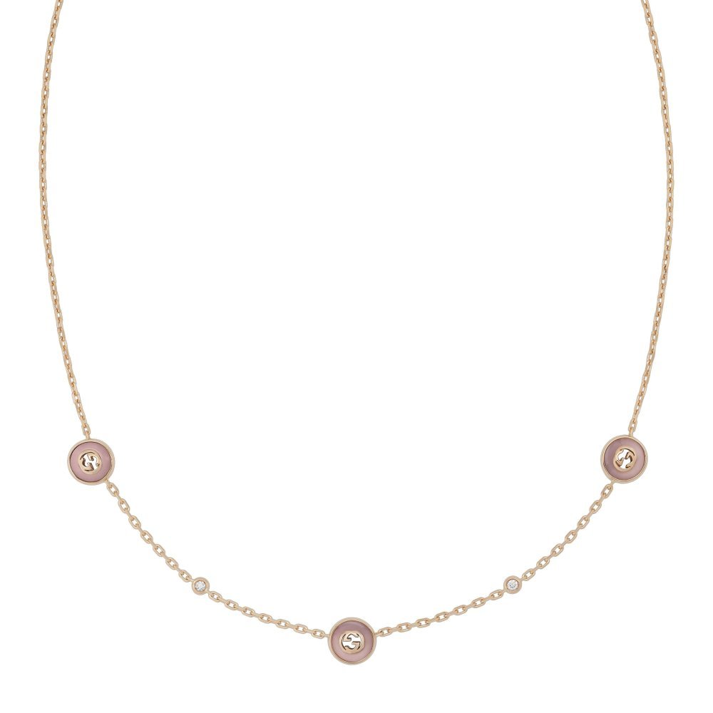 Collana Gucci Interlocking - YBB83186400100U
