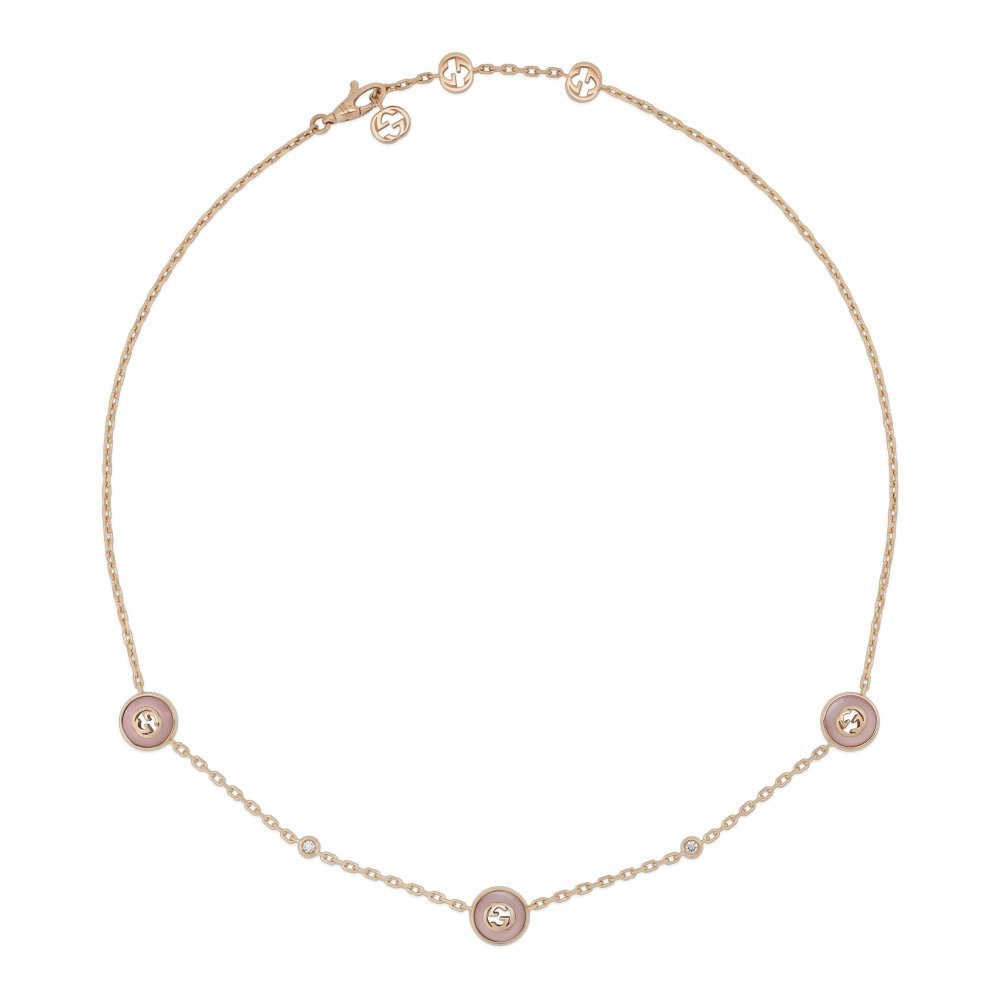 Collana Gucci Interlocking - YBB83186400100U