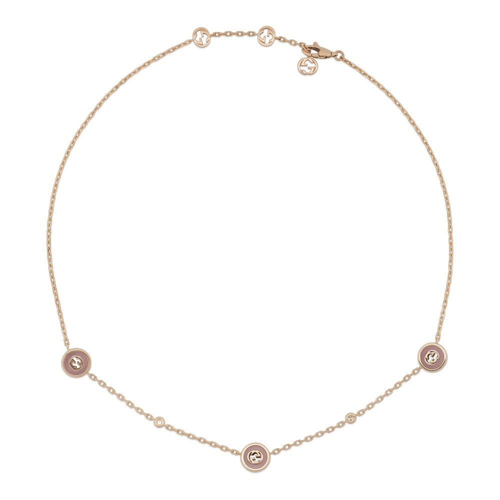 Collana Gucci Interlocking - YBB83186400100U
