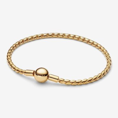 Bracciale Maglia Spiga con Chiusura a Sfera
