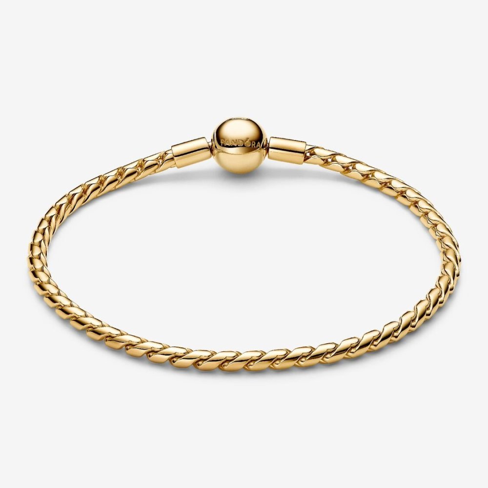 Bracciale Maglia Spiga con Chiusura a Sfera