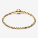 Bracciale Maglia Spiga con Chiusura a Sfera