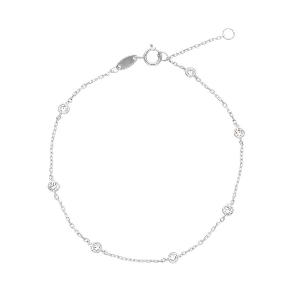 Songa Antonio - Bracciale Pallinato - Oro Bianco