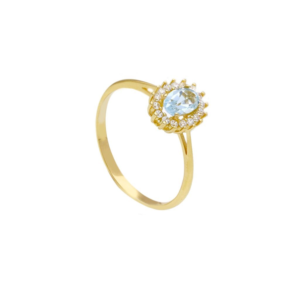 Songa Antonio - Anello Solitario - Oro Giallo