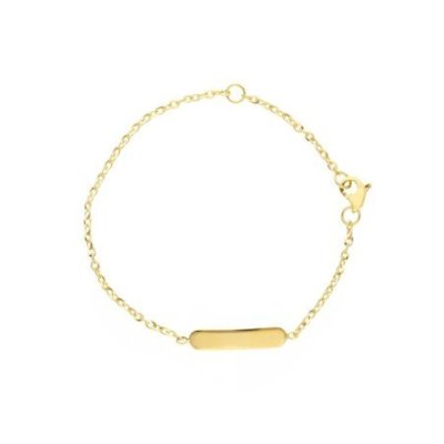 Songa Antonio - Bracciale Baby Targa - Oro Giallo
