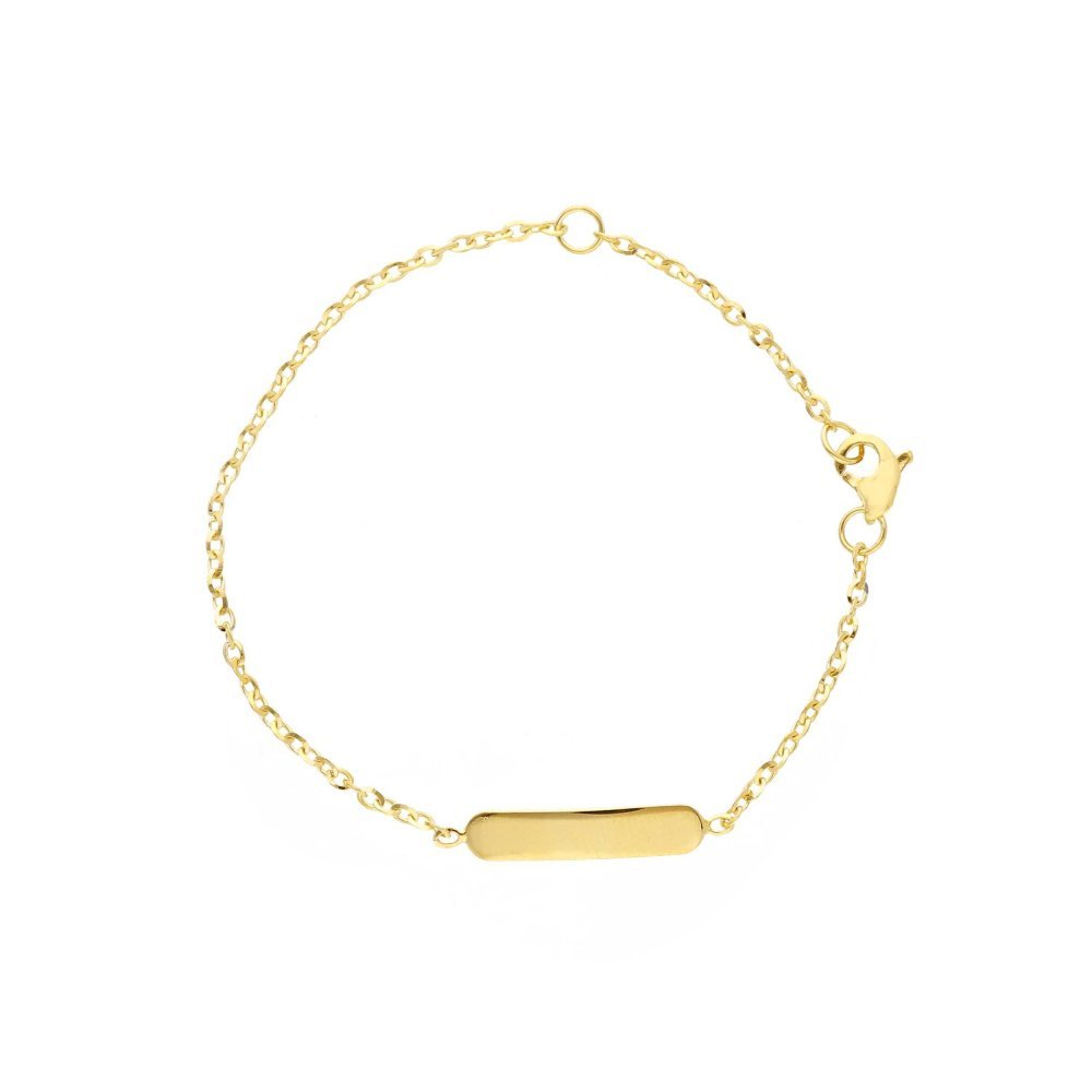 Songa Antonio - Bracciale Baby Targa - Oro Giallo