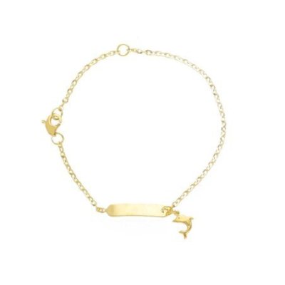 Songa Antonio - Bracciale Baby Targa - Oro Giallo