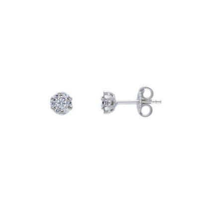 Songa Antonio - Orecchini Lobo - Oro Bianco - 9 Ct