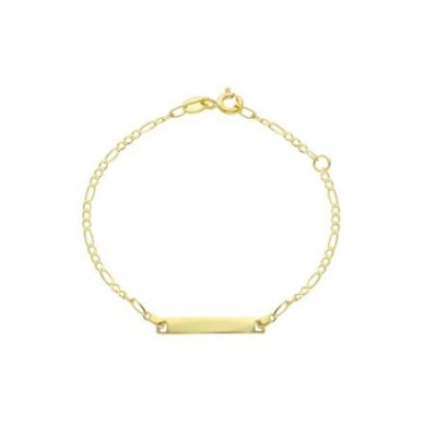 Songa Antonio - Bracciale Baby Targa - Oro Giallo