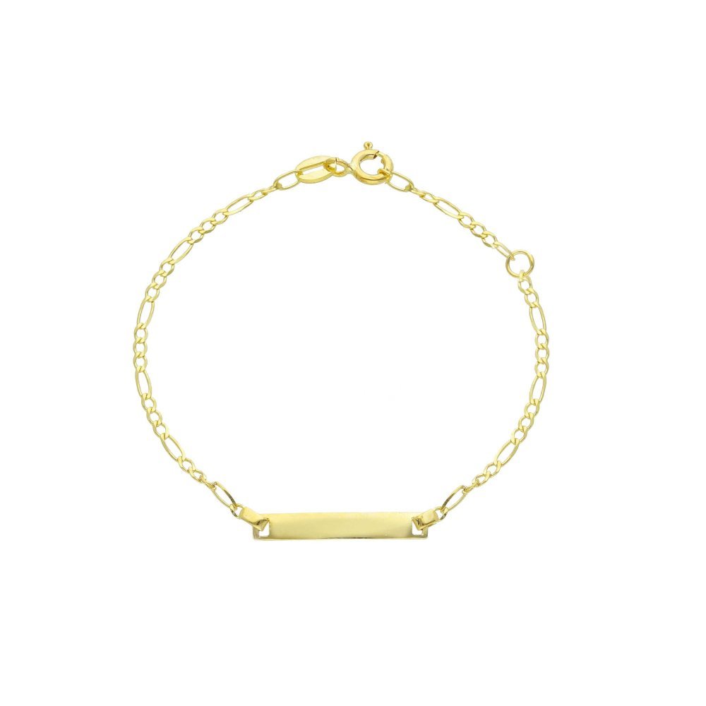 Songa Antonio - Bracciale Baby Targa - Oro Giallo
