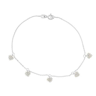 Songa Antonio - Bracciale Charms - Oro Bianco