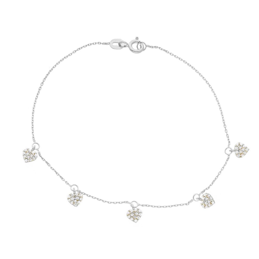 Songa Antonio - Bracciale Charms - Oro Bianco