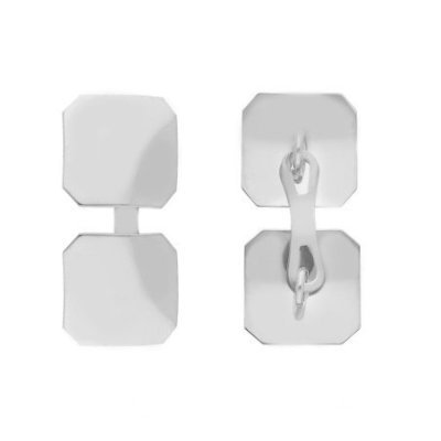 Songa Antonio - Gemelli Eleganti - Oro Bianco - 18 Ct