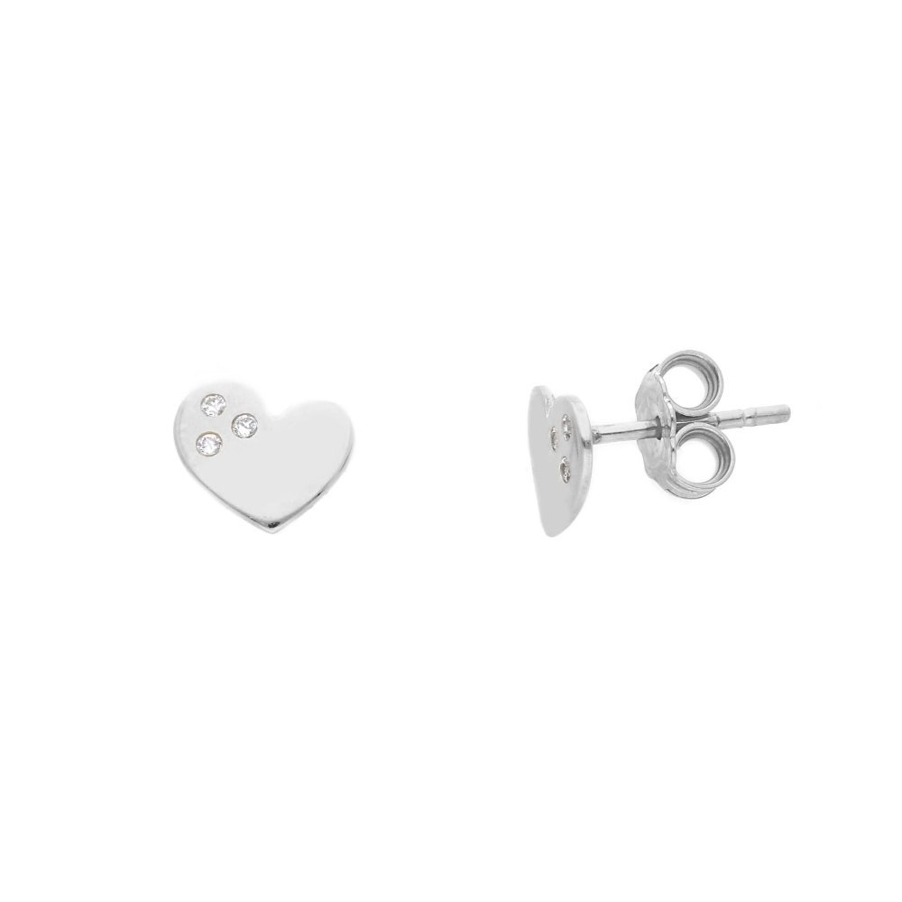 Songa Antonio - Orecchini Lobo - Oro Bianco - 18 Ct