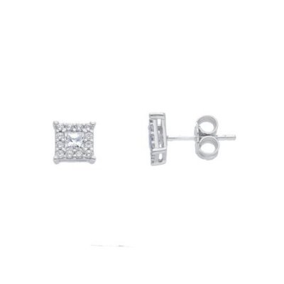 Songa Antonio - Orecchini Lobo - Oro Bianco - 18 Ct