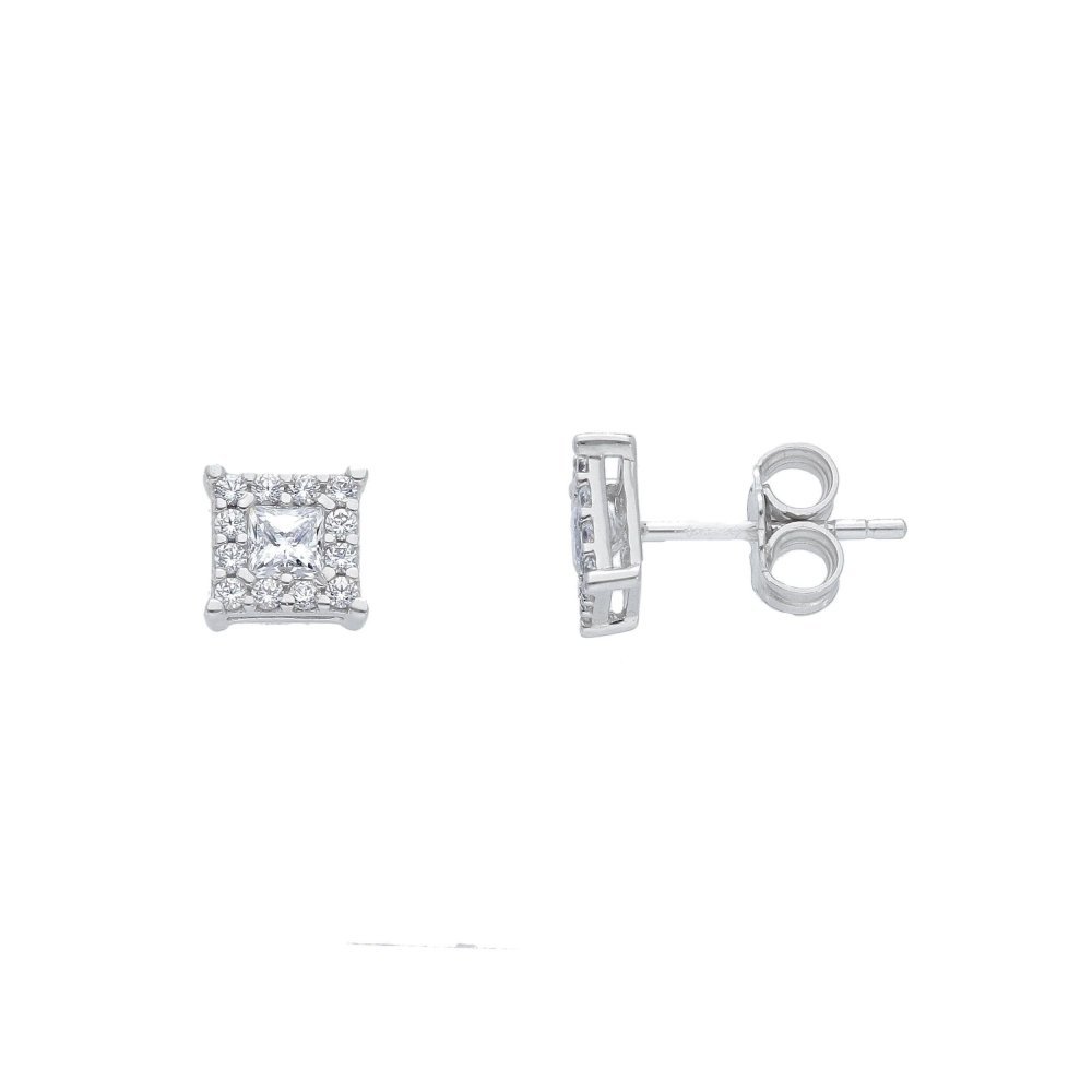 Songa Antonio - Orecchini Lobo - Oro Bianco - 18 Ct