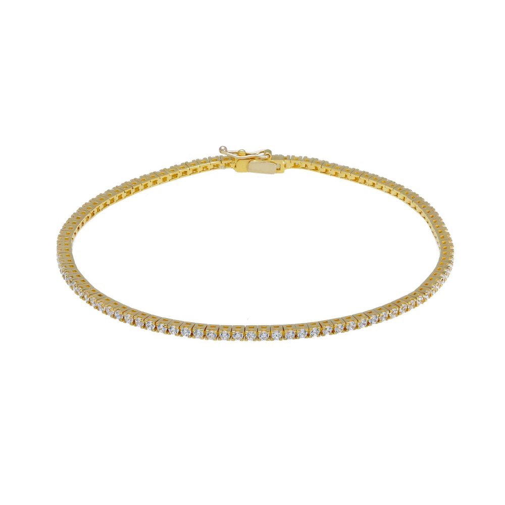 Songa Antonio - Bracciale Tennis - Oro Giallo
